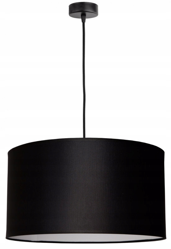 

Lampa Wisząca Abażur Nowoczesna Materiał 40 cm Led