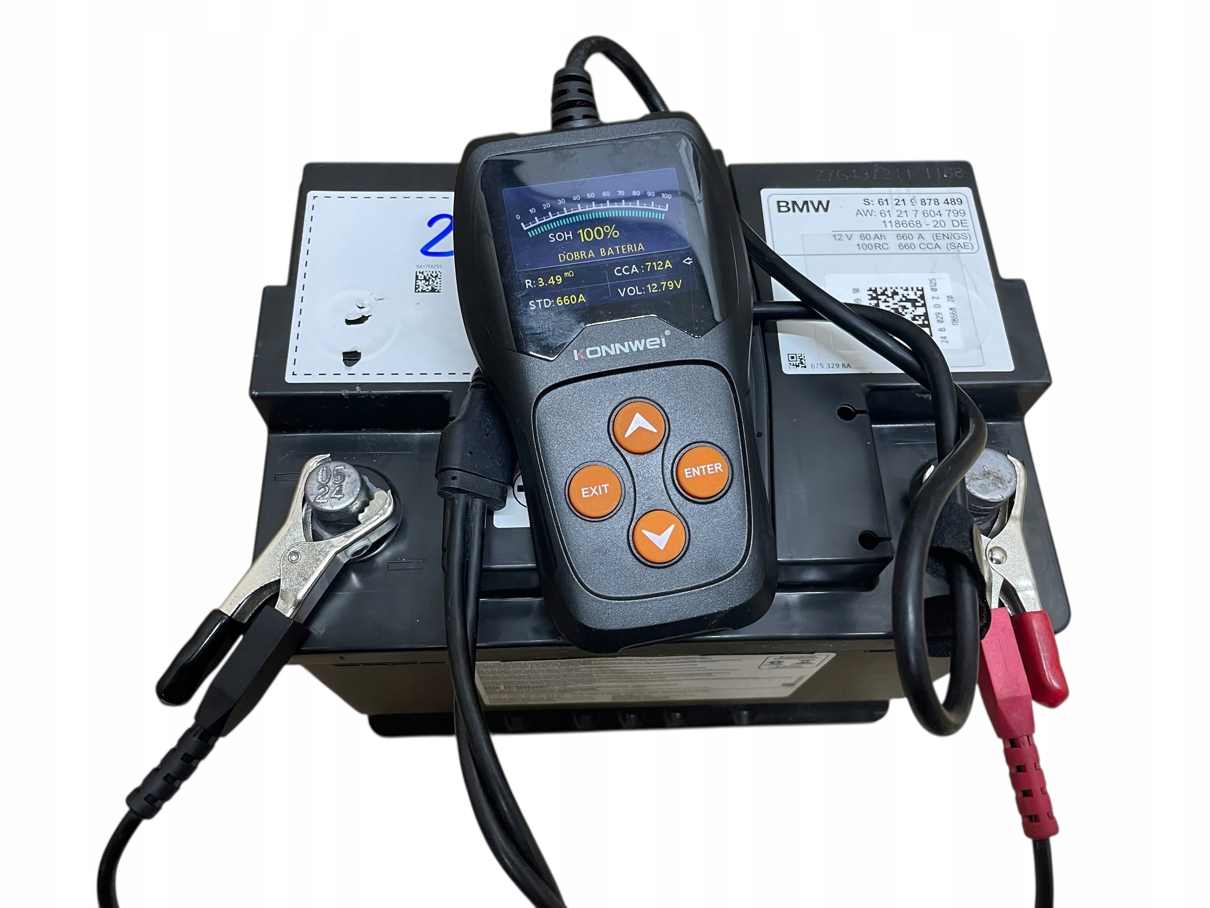 AKUMULATOR AGM START-STOP 12V 60AH 660AH BMW 2024R Original