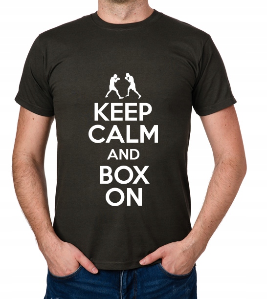 

koszulka Keep Calm And Box On prezent