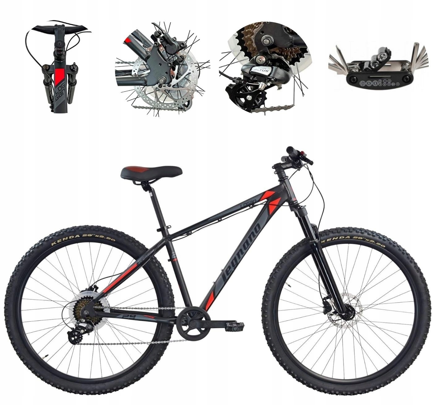 Rower MTB Legnano Logan L700 43 cm rama 17 cali koło 29 
