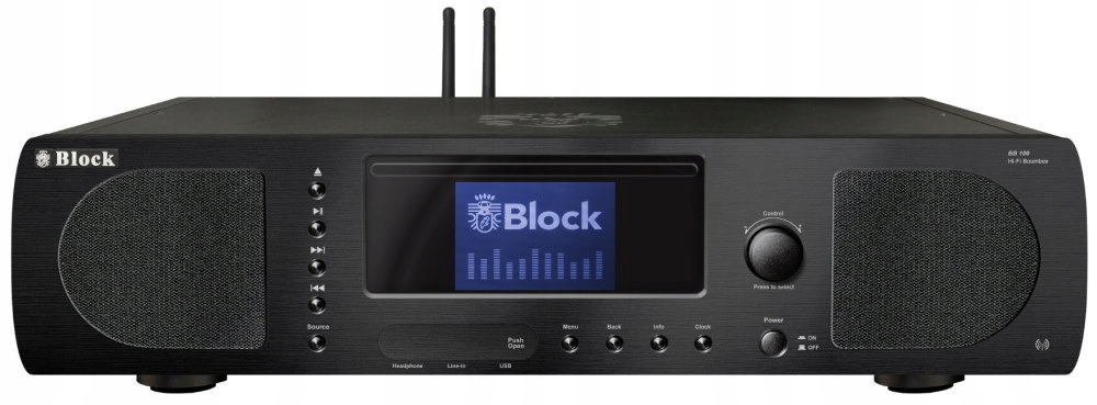 Block BB-100 CD/MP3/WiFi/DAB+/BT Mocny bass !