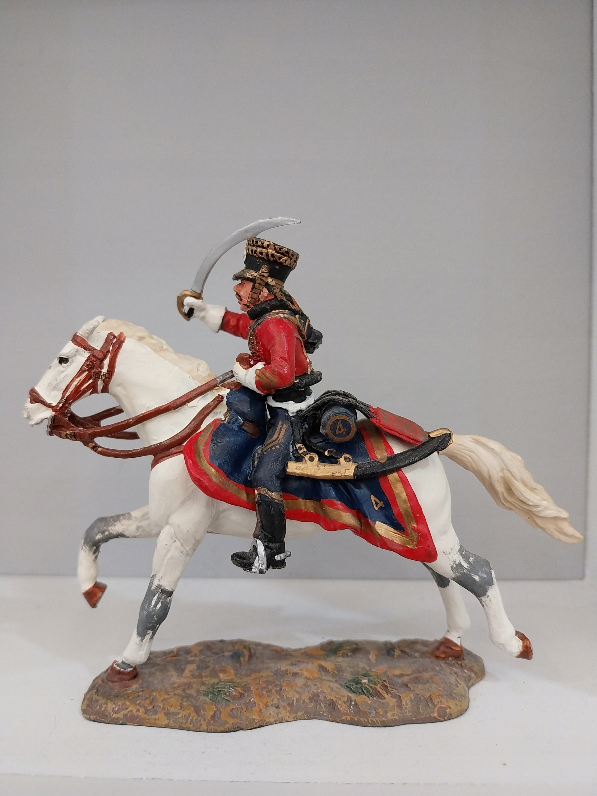 Officier Hussards France 1807 Del Prado 1/30 č. 41