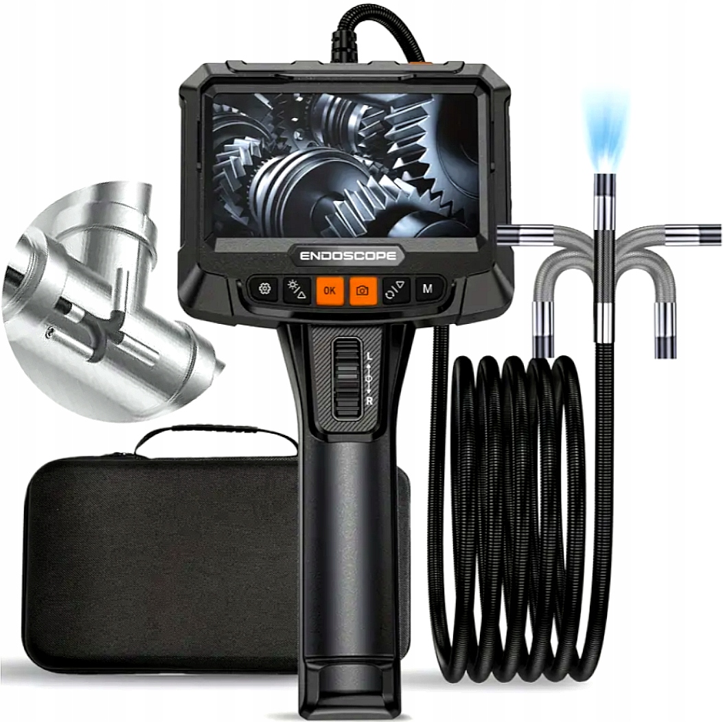 KAMERA INSPEKCYJNA OBD PRIME Z RUCHOMĄ GŁOWICĄ 360° KABEL 2 METRY 6MM