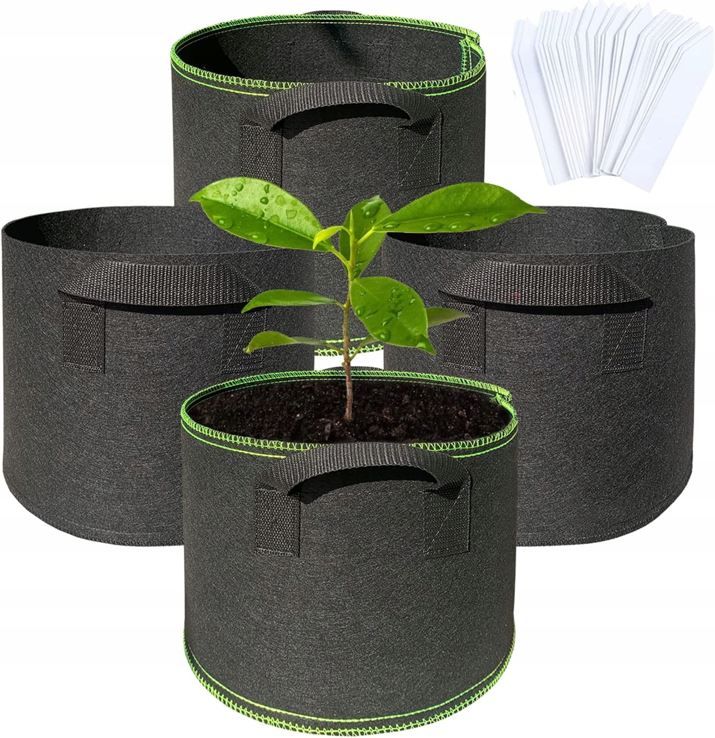 

Doniczka Włóknina Torba na Rośliny 4 szt 35x28 cm