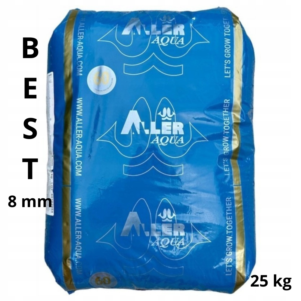 Aller Aqua Best 8 mm Pelety Návnada Kapr 25 kg