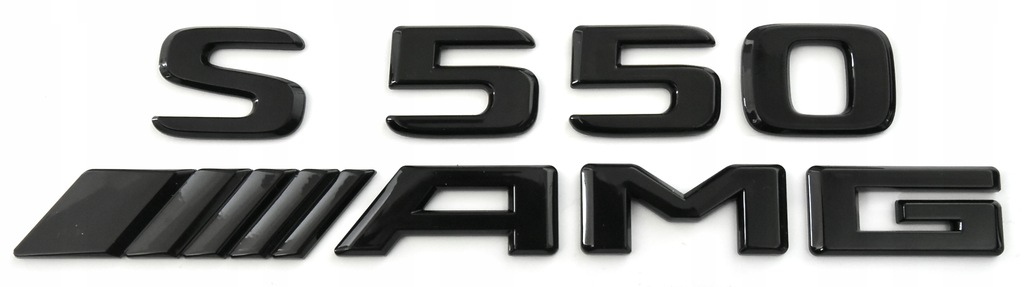 Mercedes-Benz S550 S 550 Amg emblém znak logo čierna