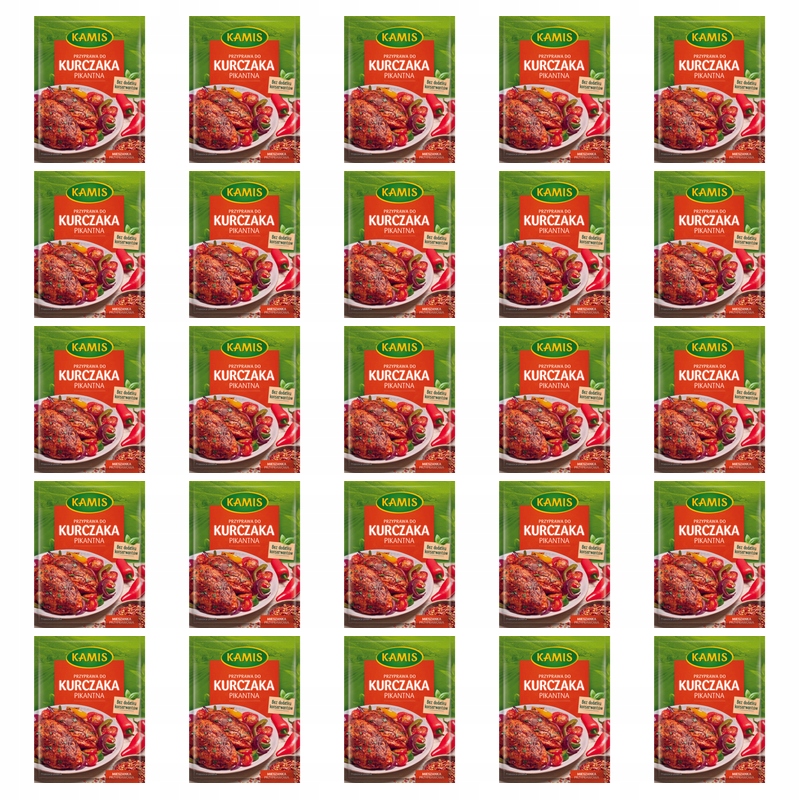 Kamis Przyprawa do Kurczaka Pikantna 25g X25