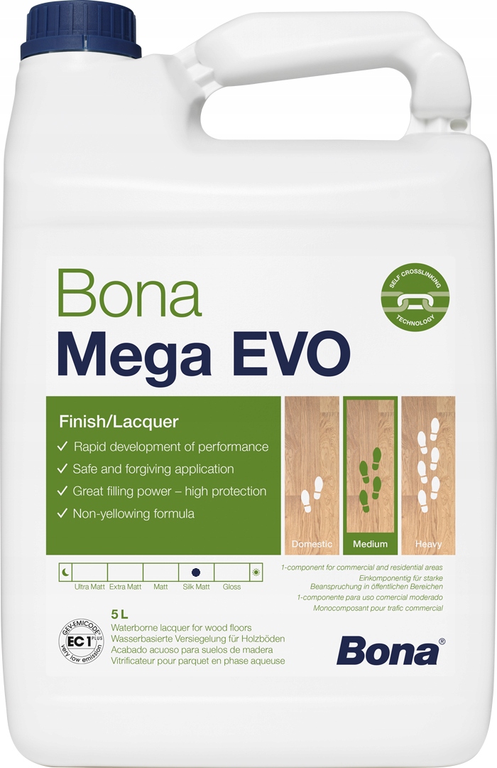 Bona Evo Polomat 5L vodní vrchní lak na parkety a prkna