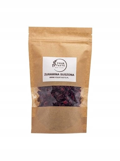 3x Your Taste Sušené brusinky celé plody 500 g
