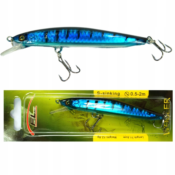 

Wobler Spinningowy szczupak okoń 11,5cm 13g 0,5-2m
