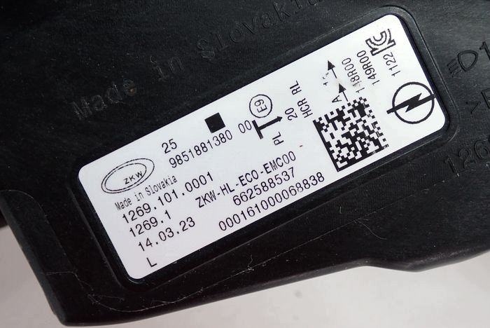 OPEL ASTRA L VI FULL LED 22- reflektor left light left 985188138000