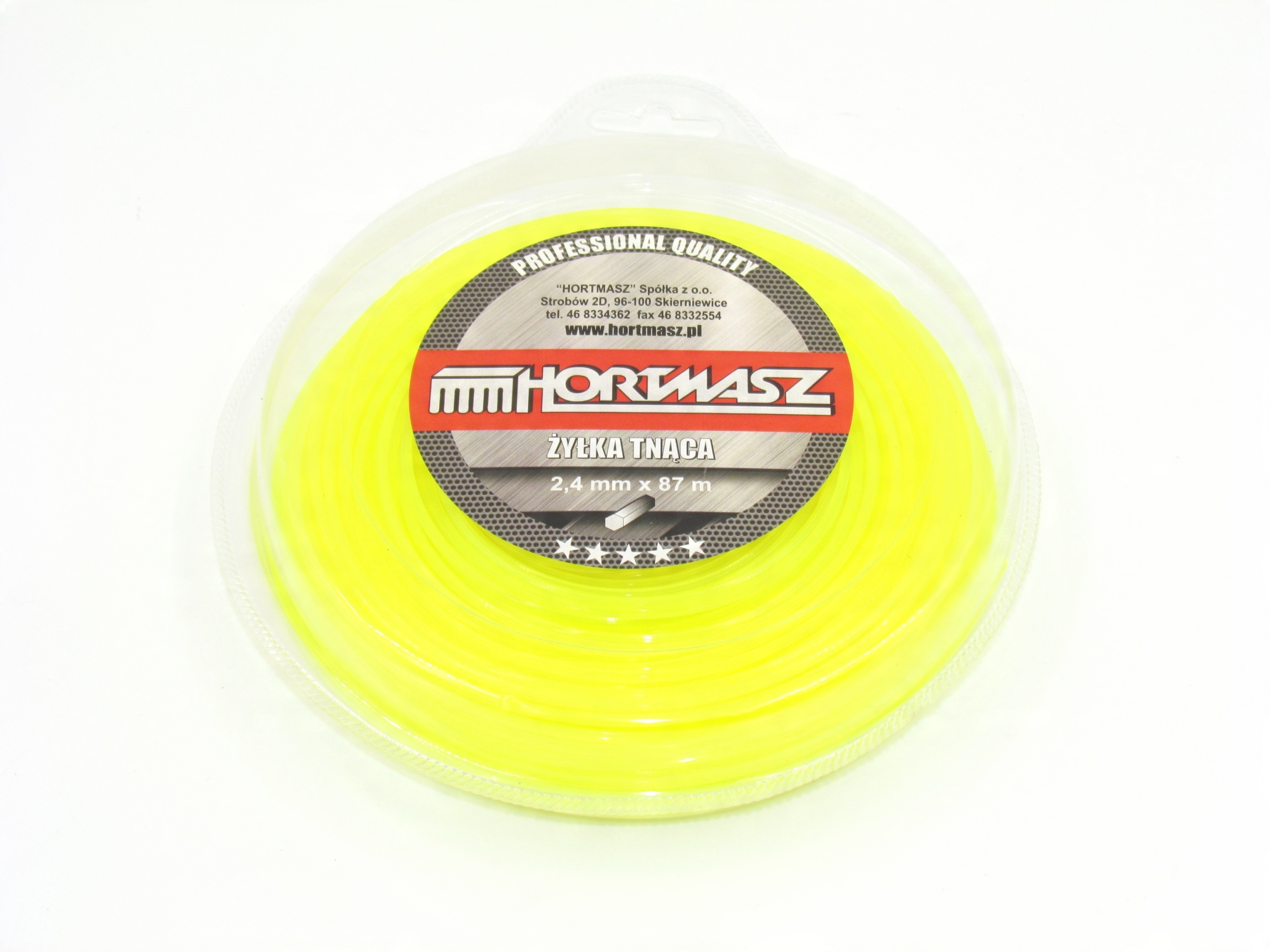 

Żyłka Tnąca Kosa Podkaszarka 2,4mm X 87m Hexagon