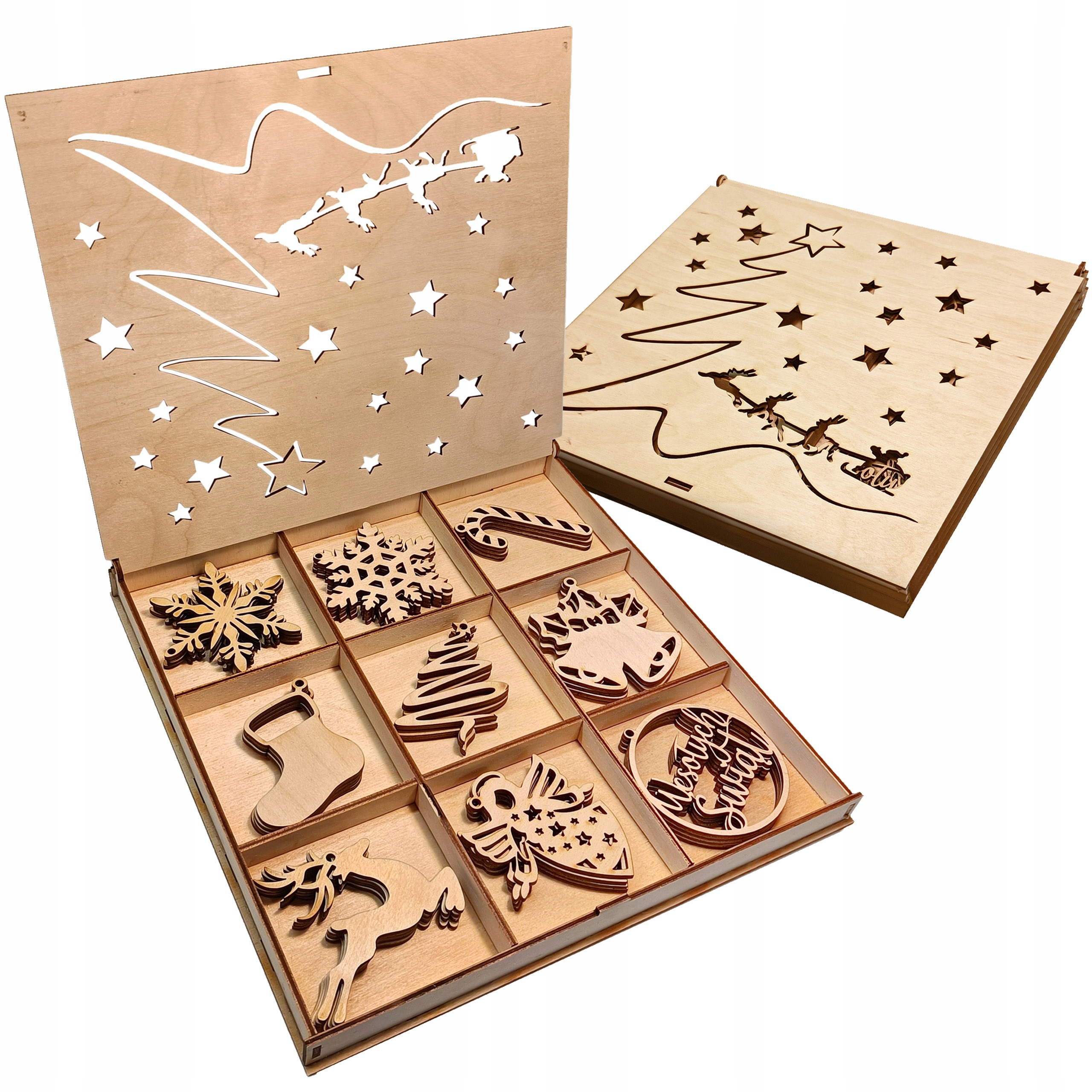 

Ozdoby Świąteczne W Pudełku Bombki Zestaw 36szt