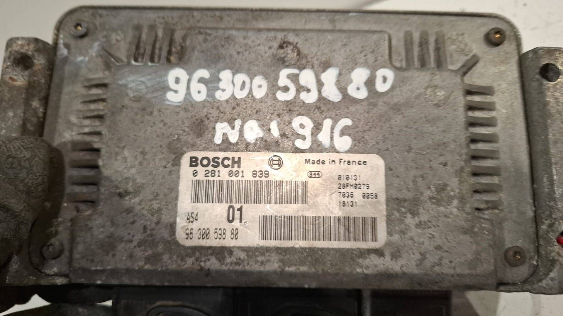 control unit of the engine computer 0281001839 Citroen Peugeot 1.5 D