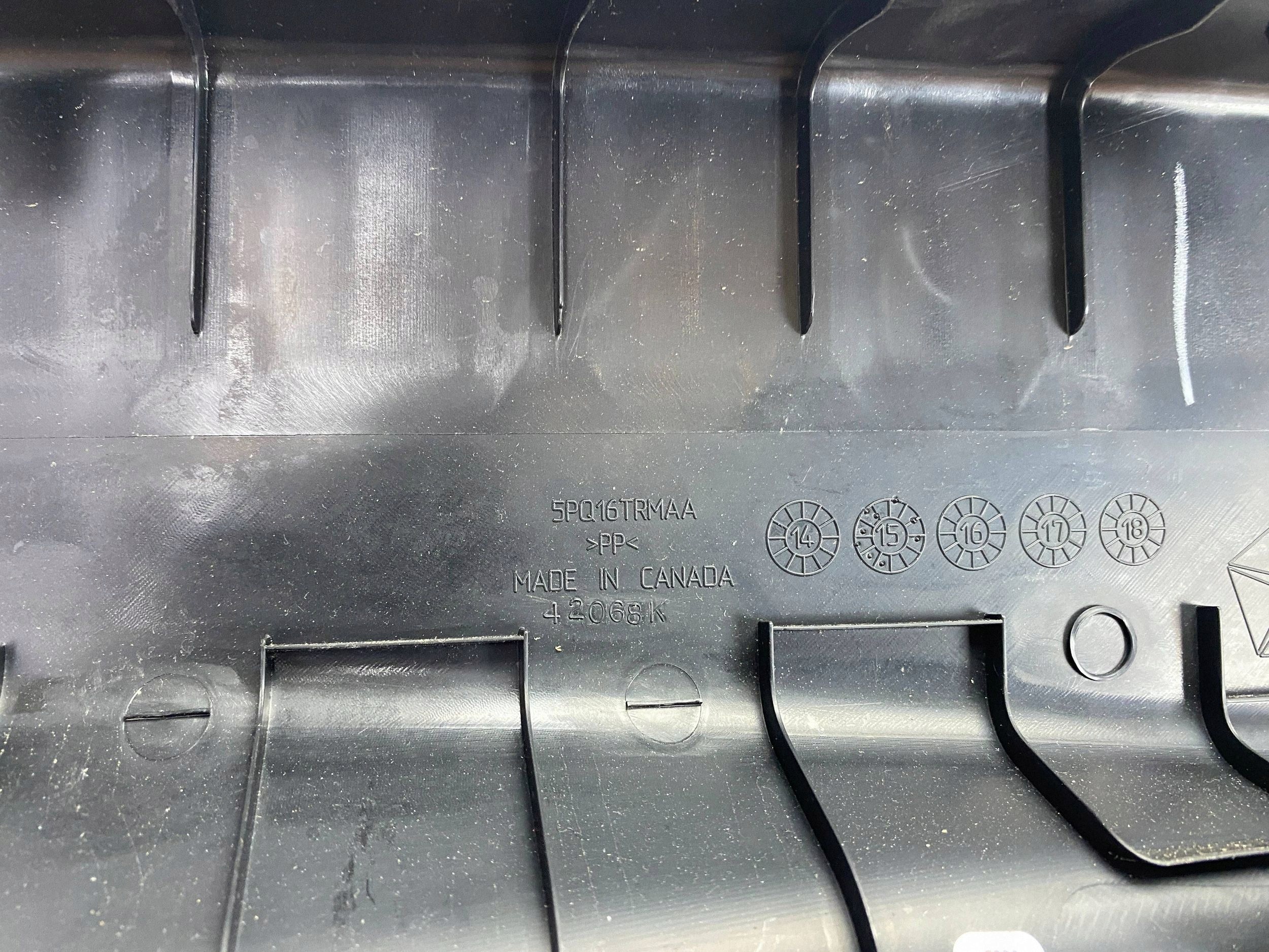 cap of the threshold boot Dodge Charger 2015+