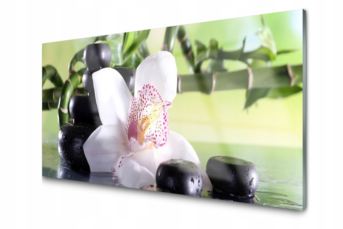 

Panel szklany Płytka Storczyk Bambus 100x50