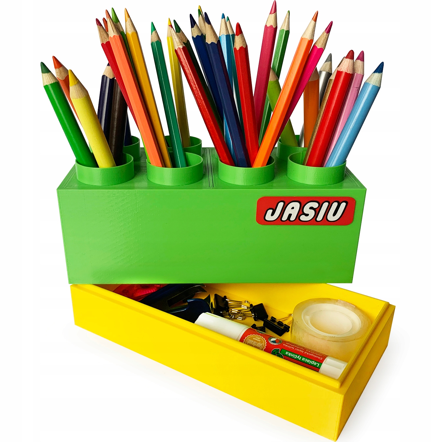 

Kajawis organizer biurko kredki Klocek Lego imię