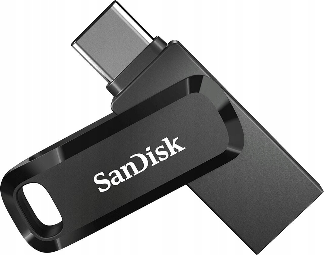 Pendrive SanDisk Ultra Dual Drive Go 256 GB USB 3.0, USB 3.1 typ C czarny