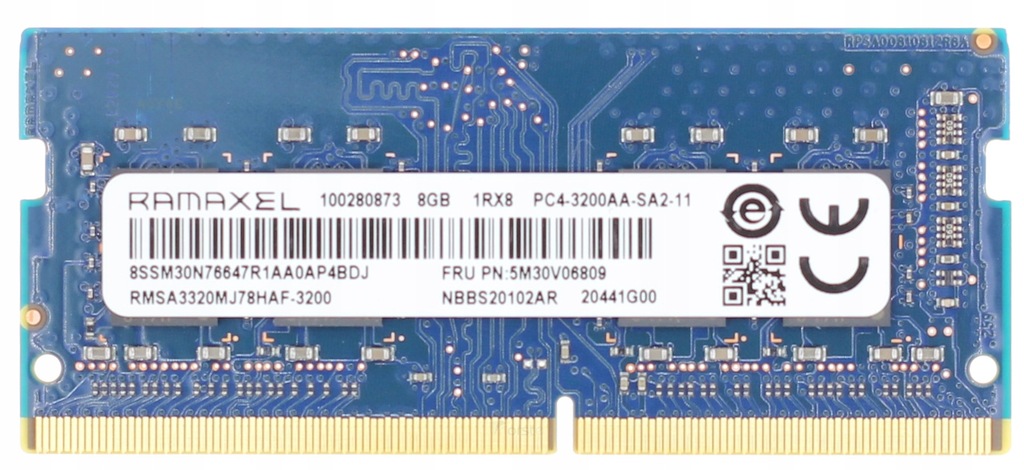Nowa Pamięć do laptopa Ram DDR4 PC4 Ramaxel 8GB 3200 MHz RMSA3320MJ78HAF