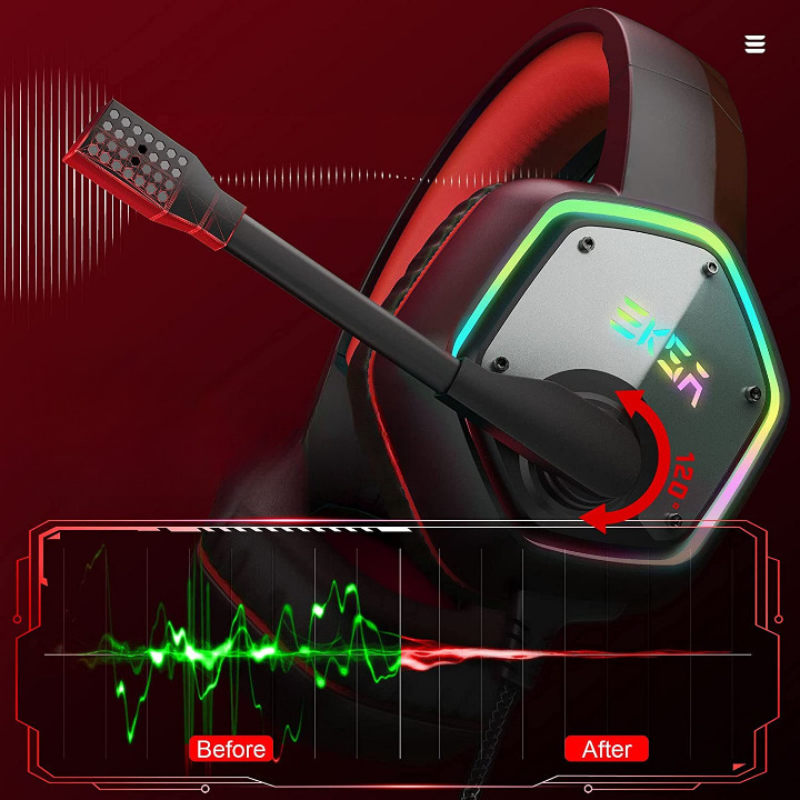 Słuchawki nauszne RGB EKSA E1000 Model E1000
