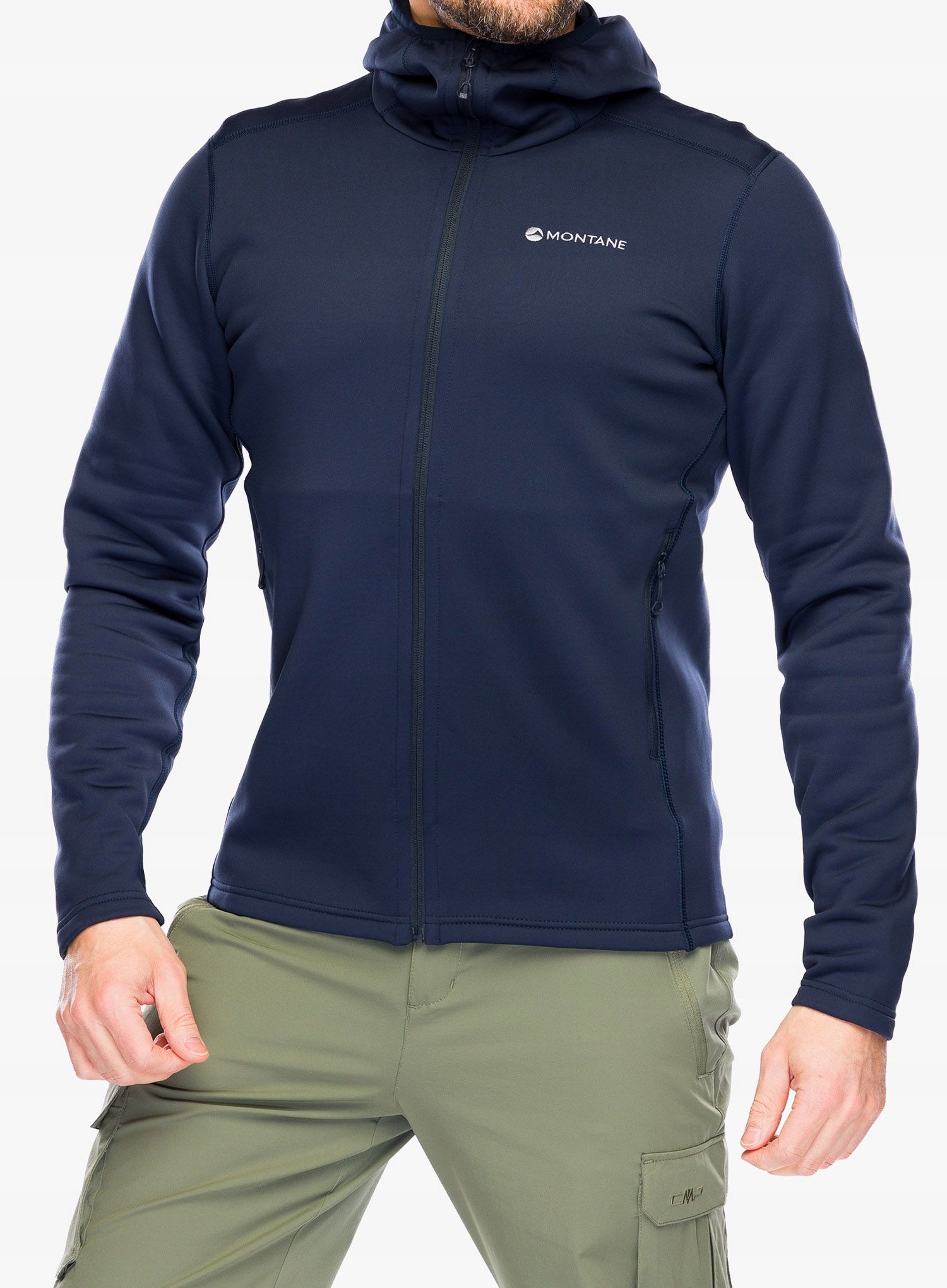 Mikina s kapucí Montane Fury Hoodie eclipse blue/blue XL