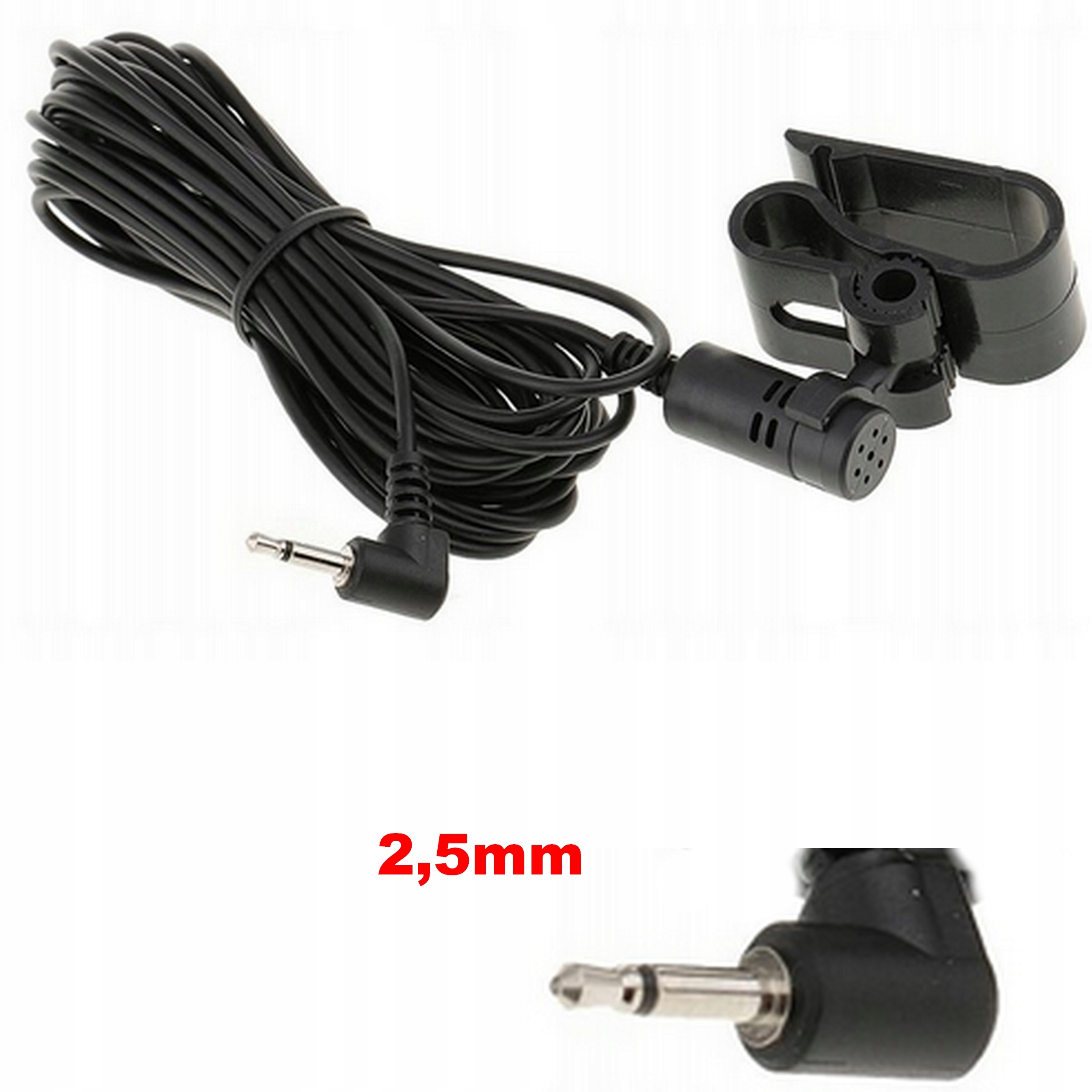 MIKROFON ZEWNĘTRZNY WTYK 2,5mm DO RADIA LAPTOPA