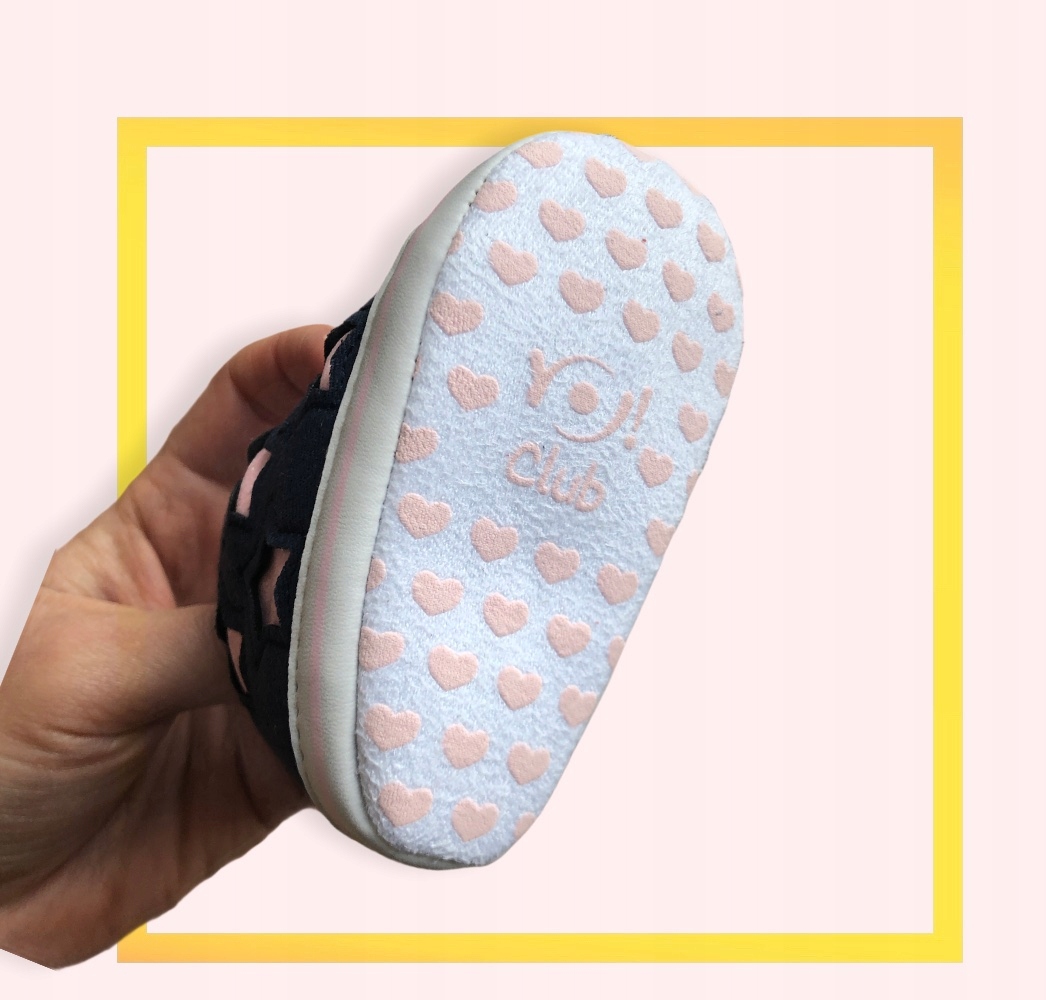 Buciki niemowlę niechodki mięciutkie trampki 6-12m Marka YOCLUB