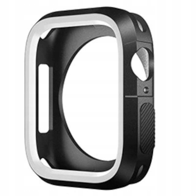 

Apple Watch 1/2/3 Silicone Case 38mm Czarnobiała