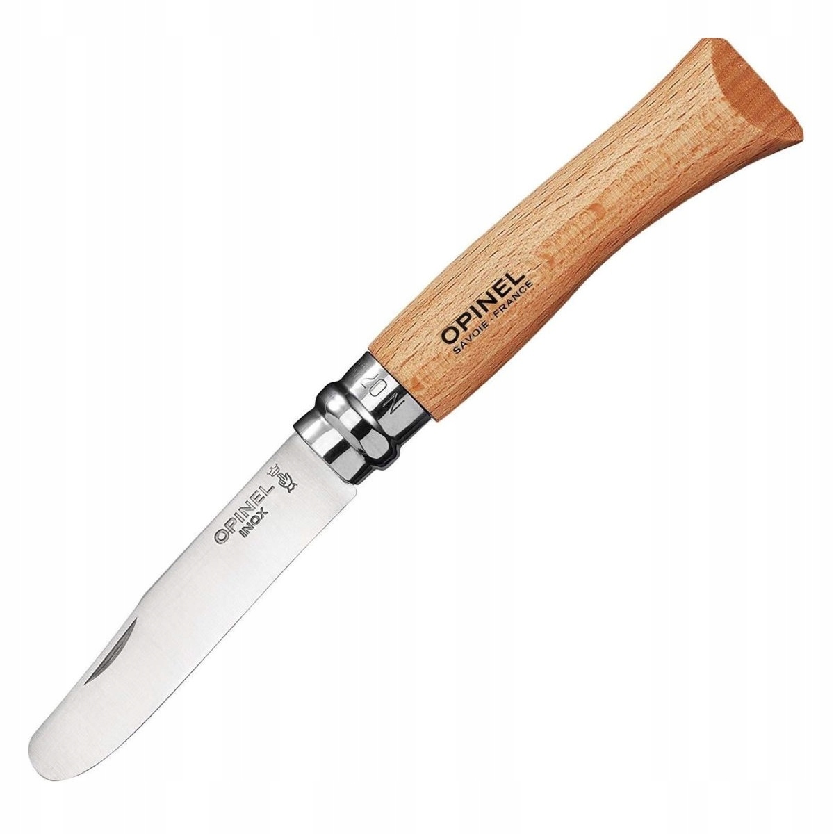 Nóż dla dzieci Opinel My First No.7 001696 Inox buk zaokrąglony czubek