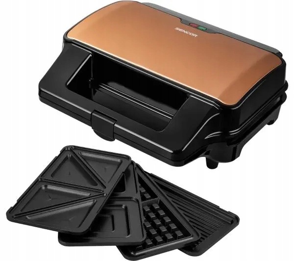 Opiekacz Sencor Ssm 9976GD 900W do Gofrów Panini Kanapek Grilla