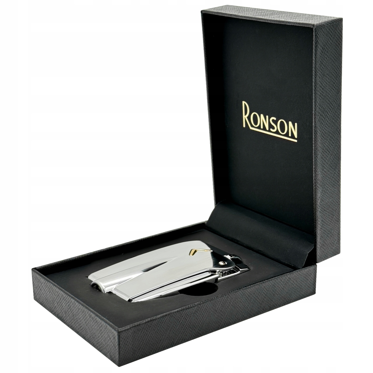 Zapalovač Ronson Premier Varaflame Silver plynový