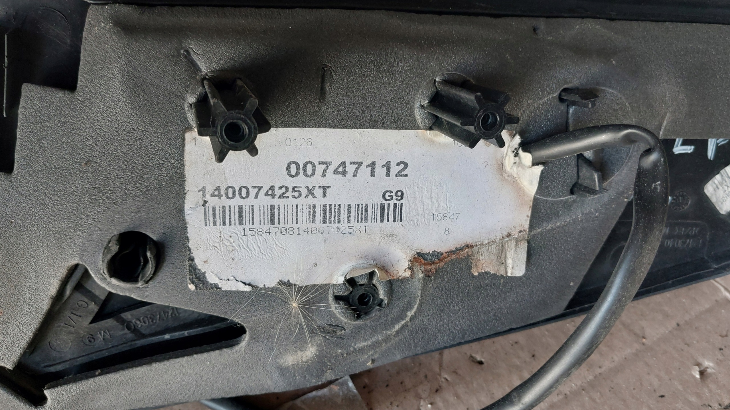 mirror left electrics SCUDO JUMPY EXPERT 07-16 5 PIN 14007425XT