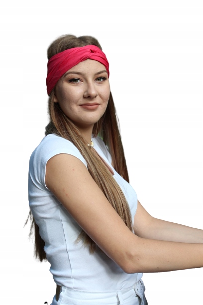 

Opaska przeplatana Gabrysia BM-247 czarna turban