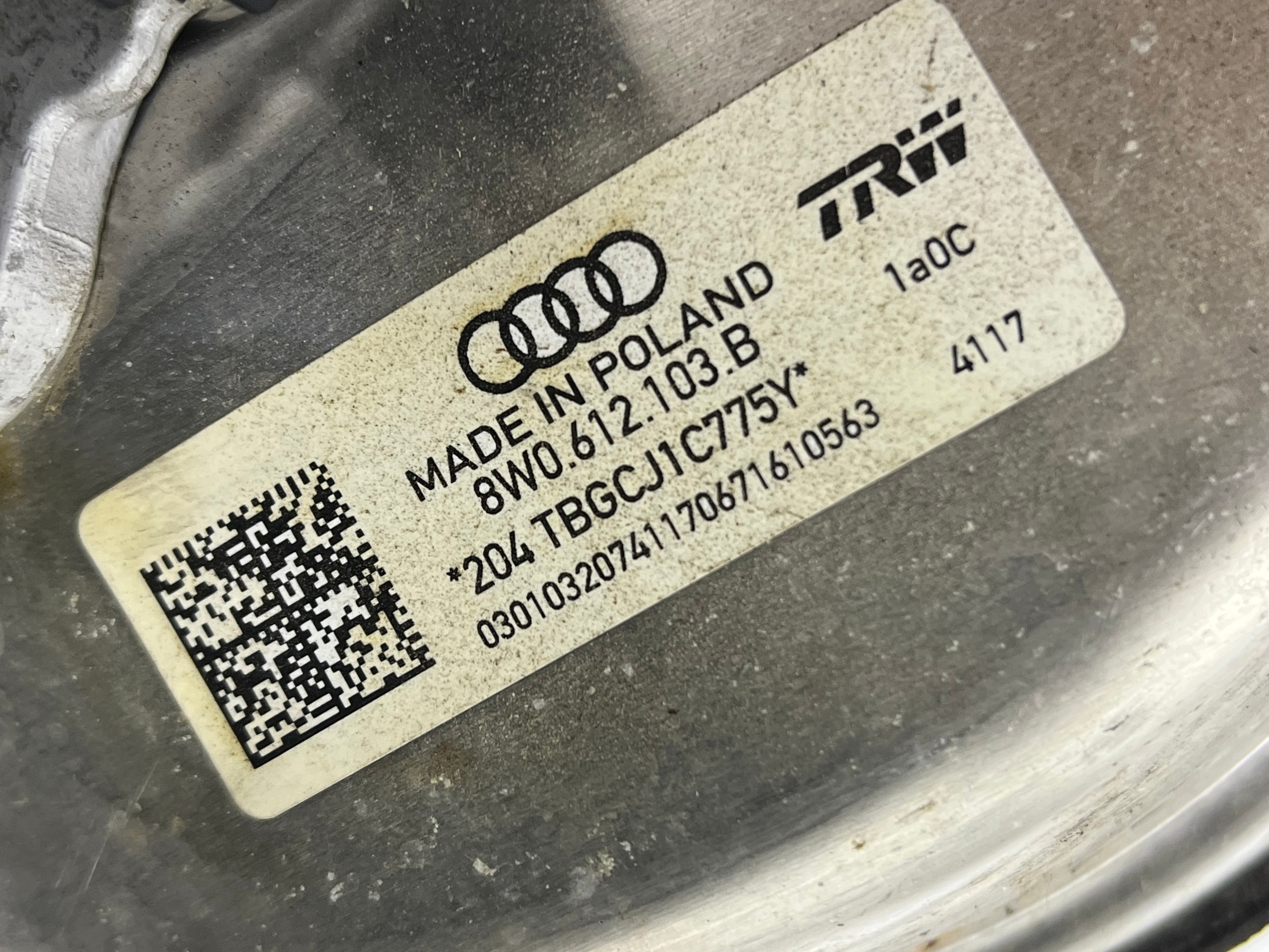 AUDI A4 B9 A5 F5 8W Servo Frein Complets Pompe 8W0612103B