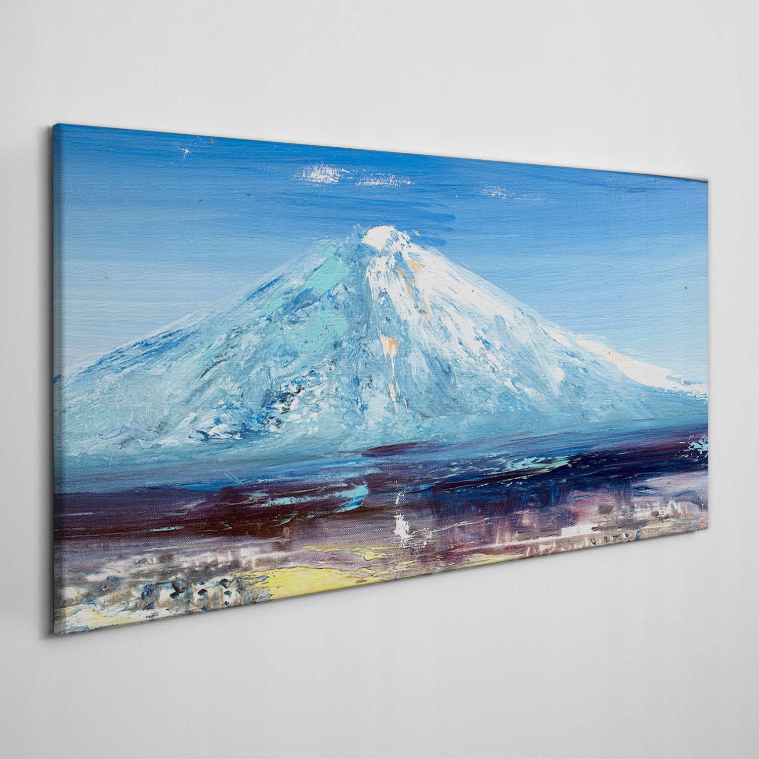 

Obraz na ramie płótno Jezioro góra niebo 140x70 cm