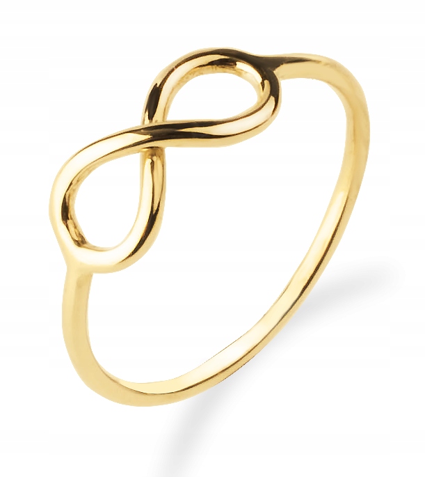 

Złoty Pierścionek Gwiazd Nieskończoność 585 R:16