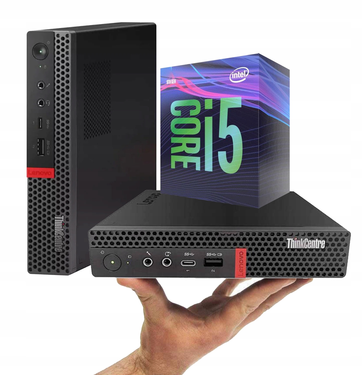 Mini PC Lenovo ThinkCentre M920Q Tiny i5-9500T 8GB 512GB SSD NVMe Win10Pro