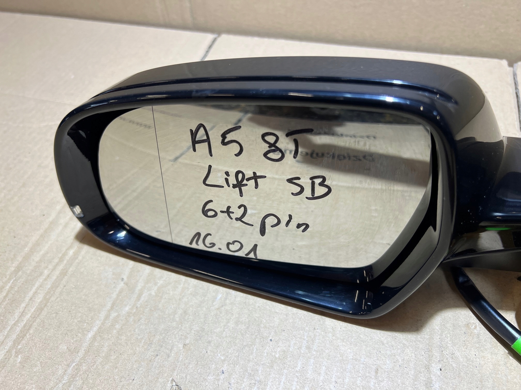 AUDI A5 8T LIFT LY9B SPORTBACK mirror left 6+2 PIN