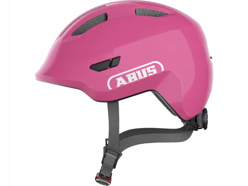 Kask rowerowy Abus Smiley 3.0 Shiny Różowy dla Dzieci (rozmiar M)