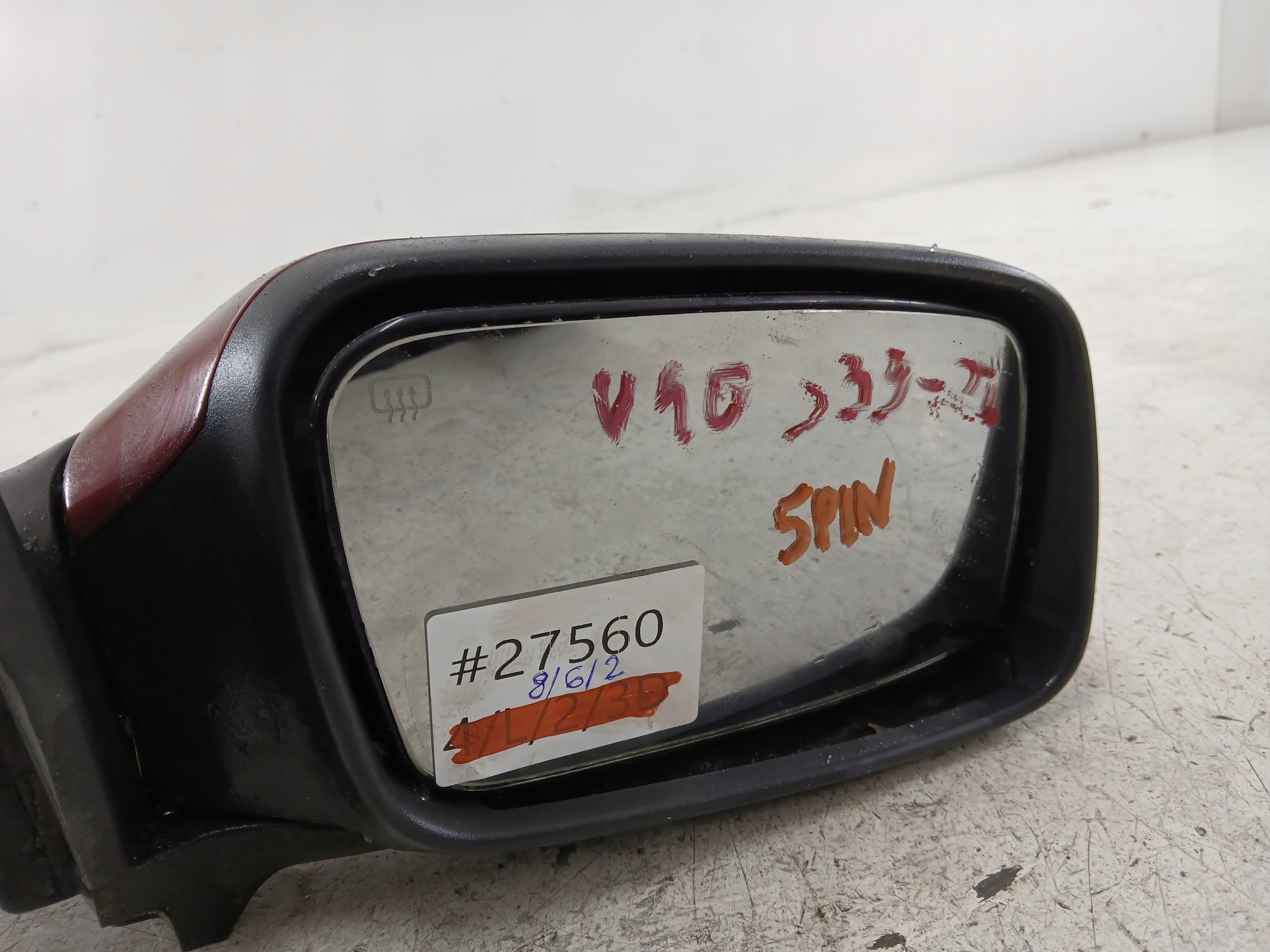 VOLVO V40 e S40 e SPECCHIETTO RETROVISORE Destro 5 PIN rosso