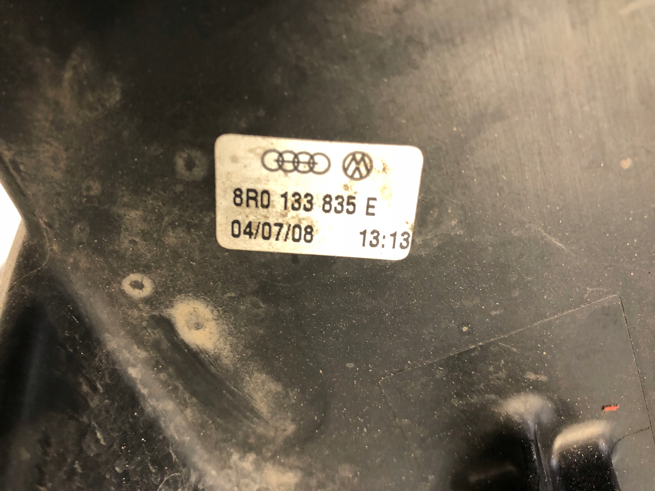 Gehäuse filter luft AUDI A4 A5 Q5 1.8 TFSI 8R0133837E