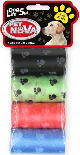 

Pet Nova Dog Woreczki na Odchody 80 Szt