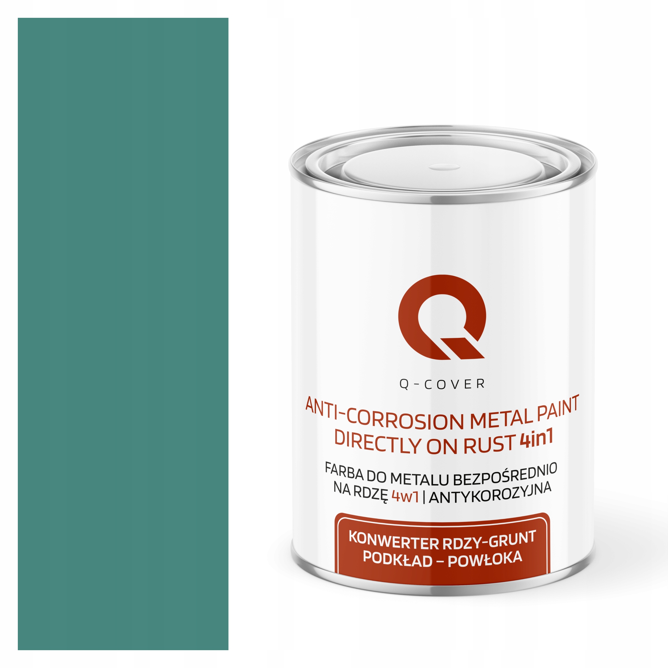 Barva Na Kov A Plech Na Korozi Tyrkysová Mátová Ral 6033 Mat 1 L