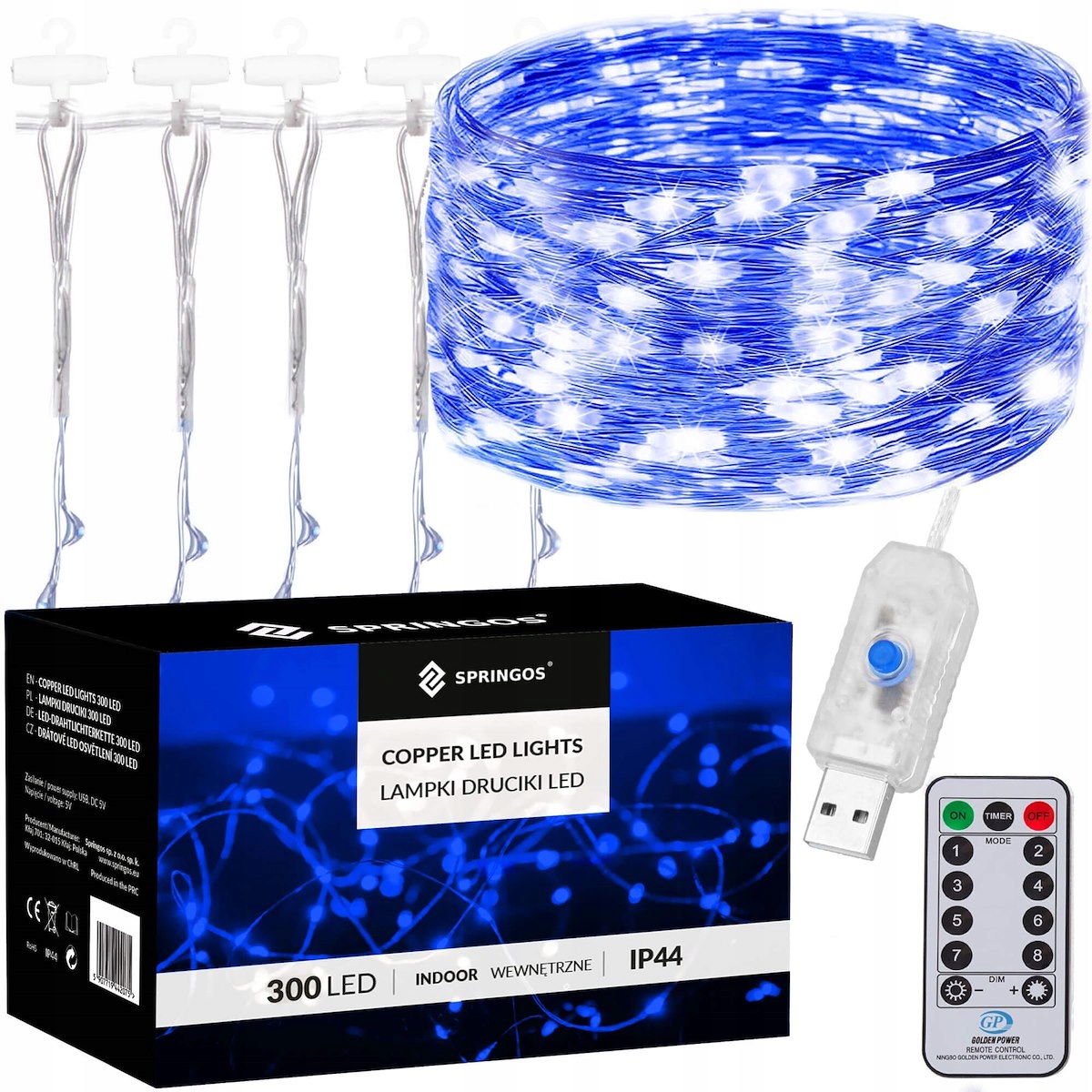 

Lampki Usb Wiszące Sople Druciki Kurtyna 300 Led