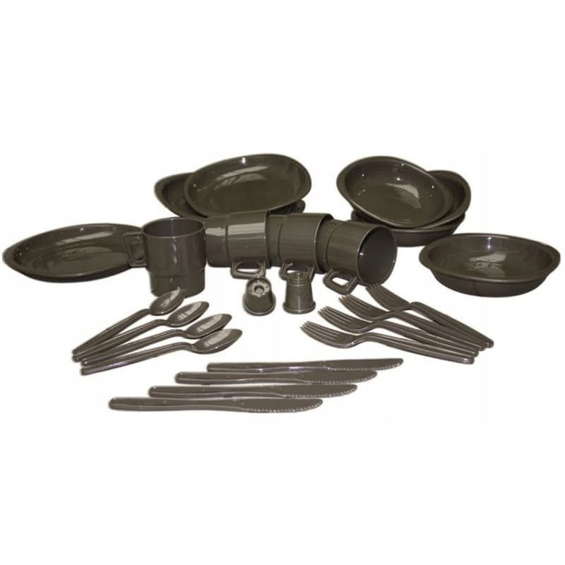 Zestaw Naczyń Turystycznych Mil-tec Kemping Mil-tec 26 Elementów