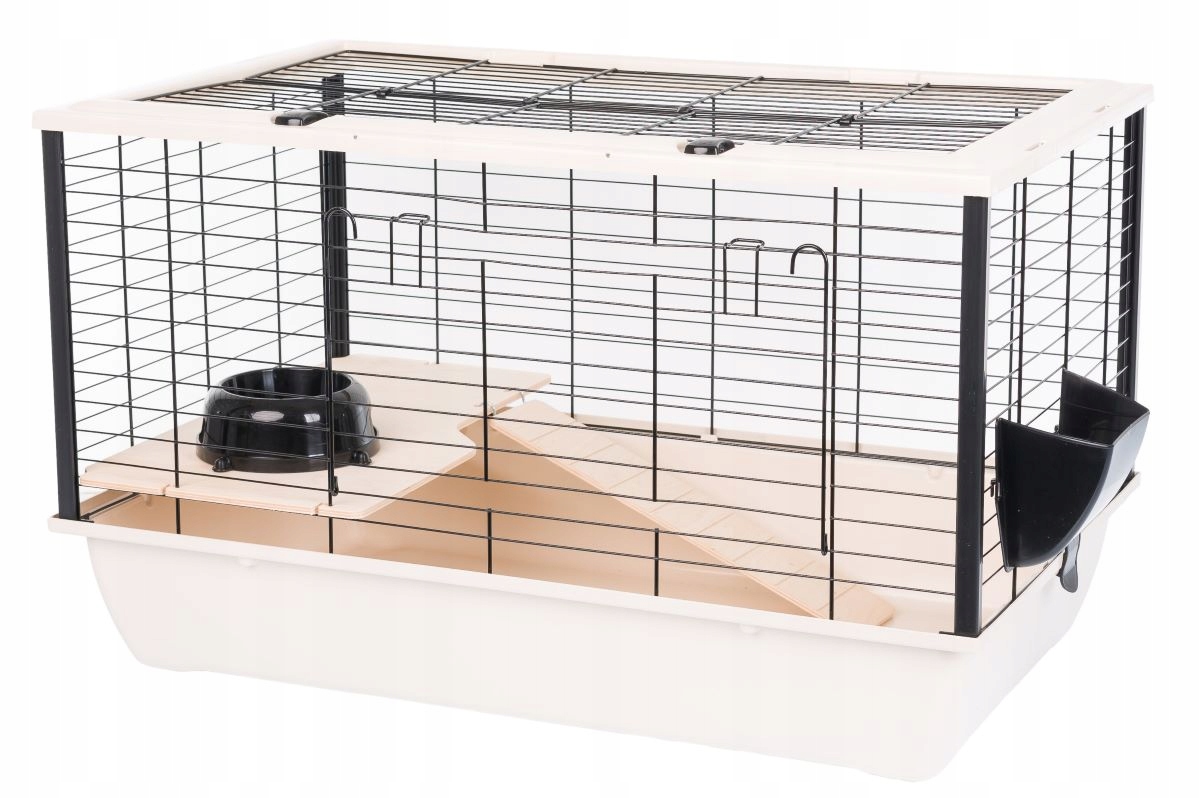 Levně Klec pro králíka Inter-zoo Bunny 80 De Luxe béžová 780x480x500
