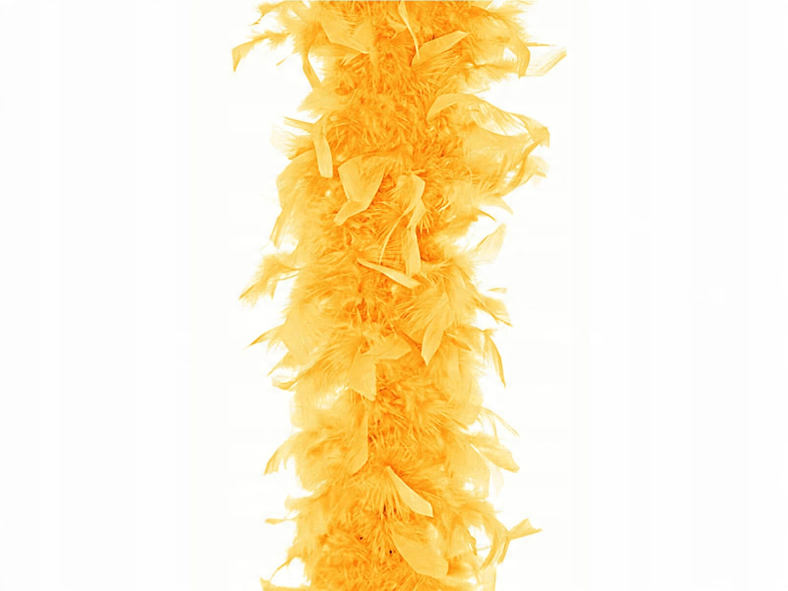 

Boa grube i gęste - żółty - 180 cm.