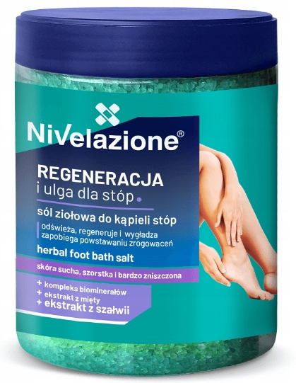 

Nivelazione Ziołowa sól do kąpieli stóp 600g