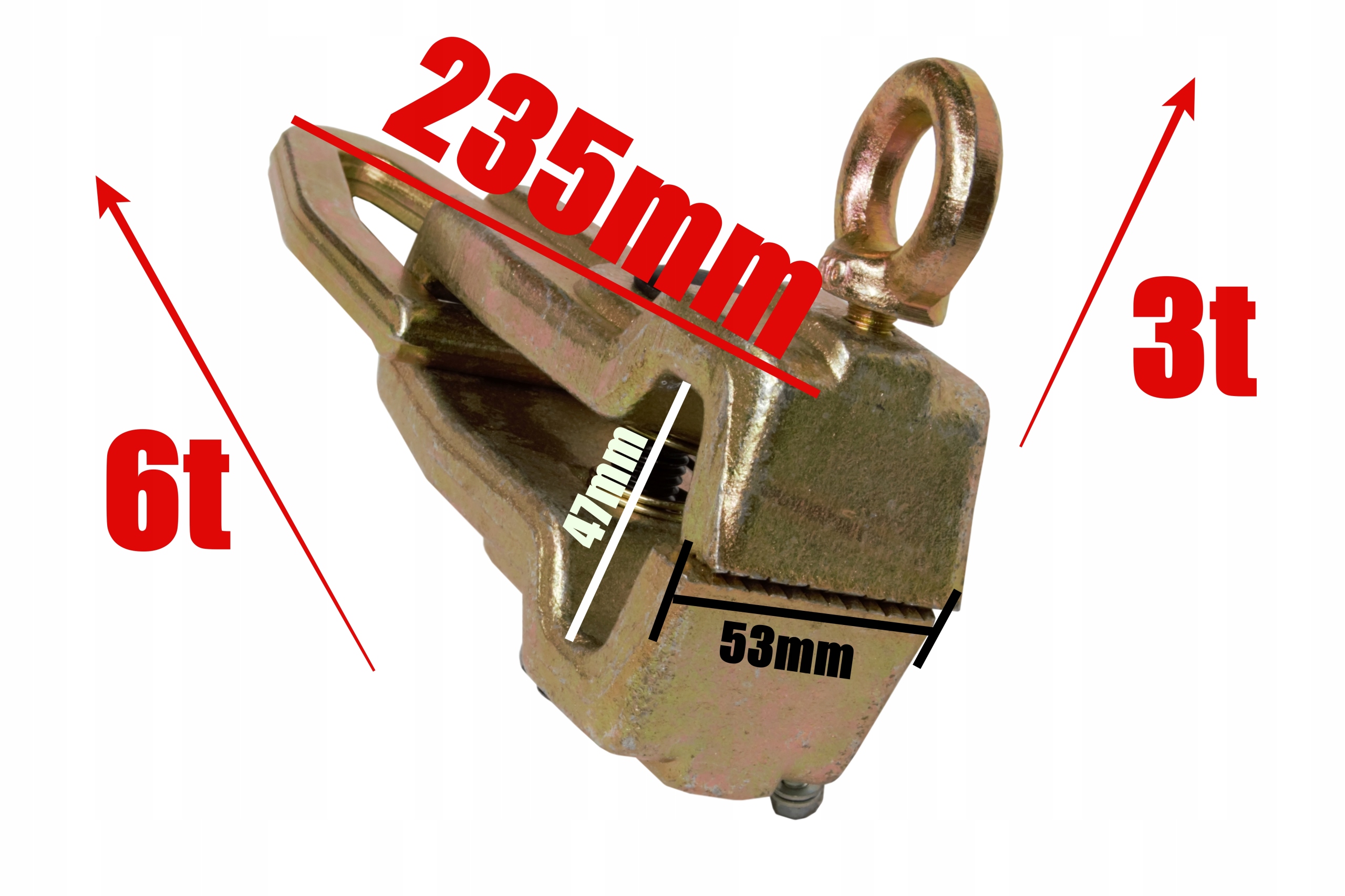 2010 HAK KLAMRA BLACHARSKA ŁAŃCUCH SZCZĘKA 6/3T Kod producenta allegroxim1