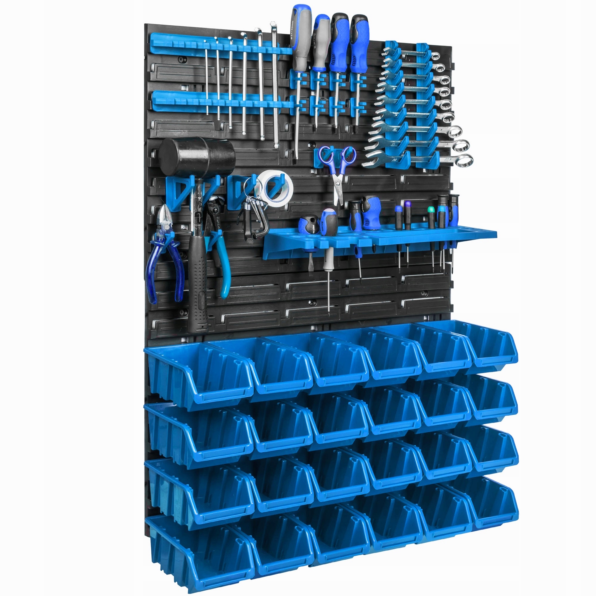 TABLICA ŚCIANKA NARZĘDZIOWA DO GARAŻU 20 KUWET